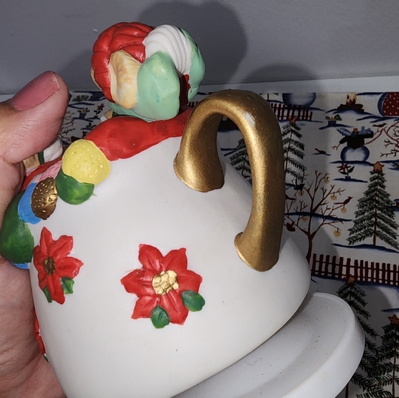 ๐139 House Of Lloyd Cup Of Good Cheer Musical Box Multicolor Ceramic 1992 - Picture 5 of 10